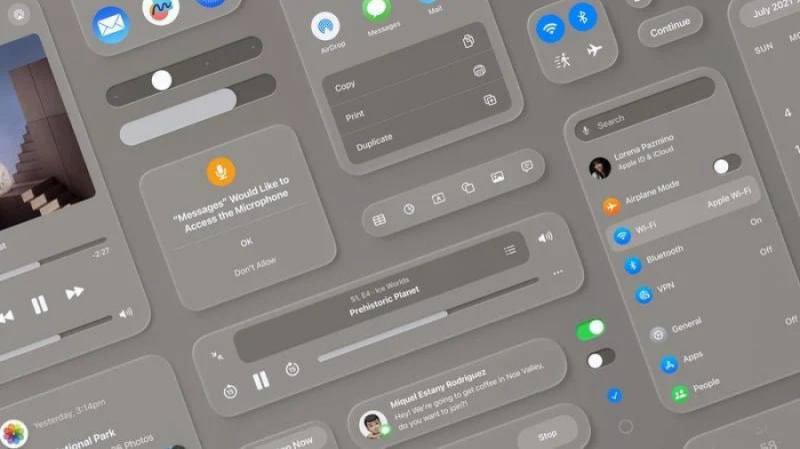 В iOS 18 ожидается дизайн, вдохновленный VisionOS.