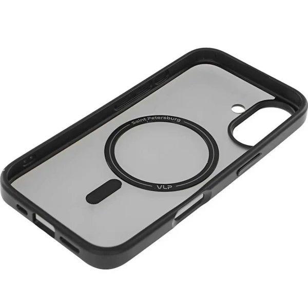 Чехол защитный "VLP Lite" Haze Case с MagSafe для iPhone 16, черный