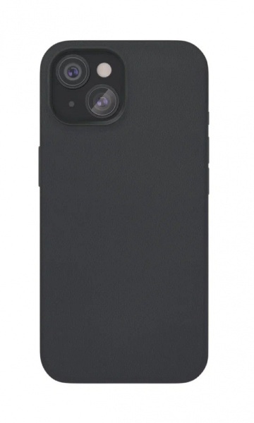 Чехол защитный "vlp" Ecopelle Case с MagSafe для iPhone 15, черный