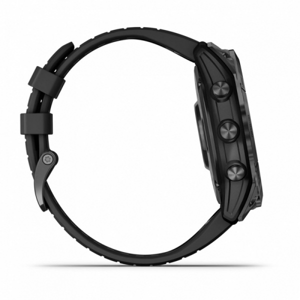 Часы Garmin FENIX 7X Pro Sapphire Solar Carbon Gray with Chestnut Leather Band