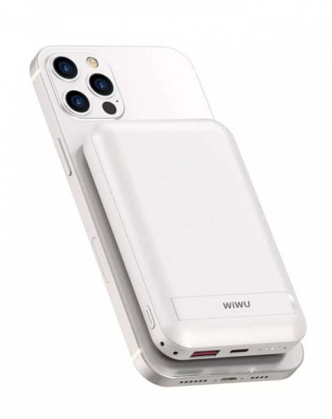 Доп. АКБ WIWU Magnetic MagSafe 10000mAh 22.5W White