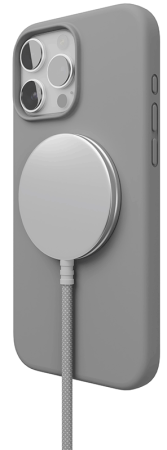 Чехол защитный "vlp" Aster Case с MagSafe для iPhone 16 Pro, серый