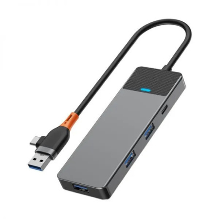 Адаптер HUB WIWU Linker 4in1