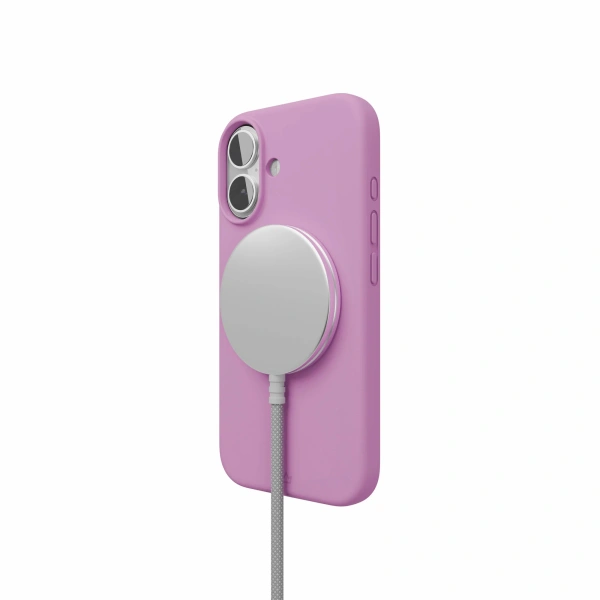 Чехол защитный "vlp" Aster Case с MagSafe для iPhone 16, розовый