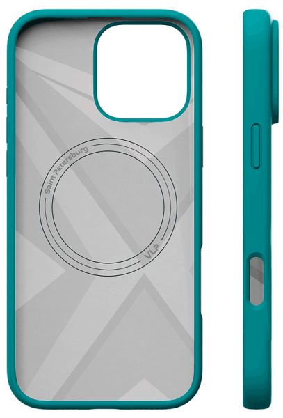 Чехол защитный "vlp" Aster Case с MagSafe для iPhone 16 Pro Max, зеленый