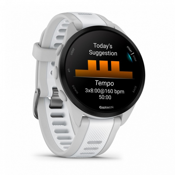 Часы Garmin ForeRunner 165 Music Mist Gray/Whitestone