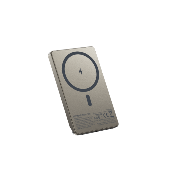 Доп. АКБ WIWU Ultra-Thin MagSafe 5000mAh Titan Aloy