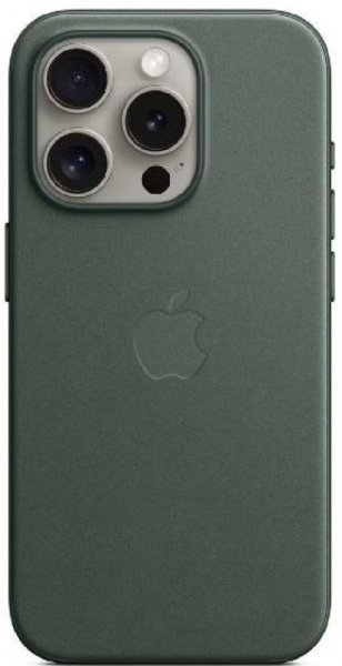 Чехол Apple iPhone 15 Pro Max FineWoven Case with MagSafe (Evergreen)