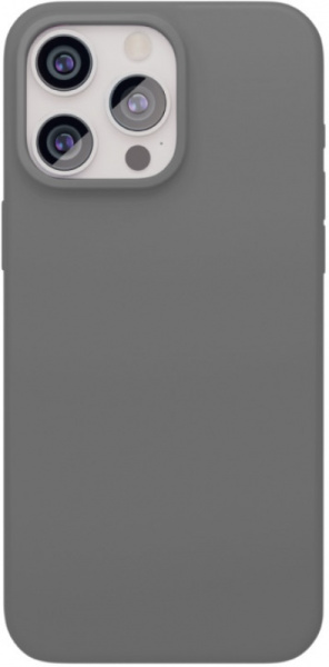 Чехол защитный "vlp" Aster Case с MagSafe для iPhone 15 Pro Max, серый