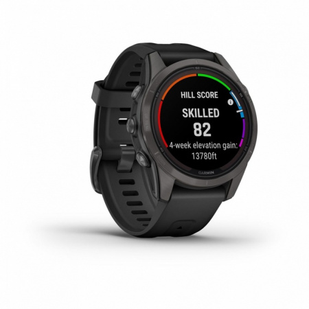 Часы Garmin FENIX 7S Pro Sapphire Solar Carbon Gray
