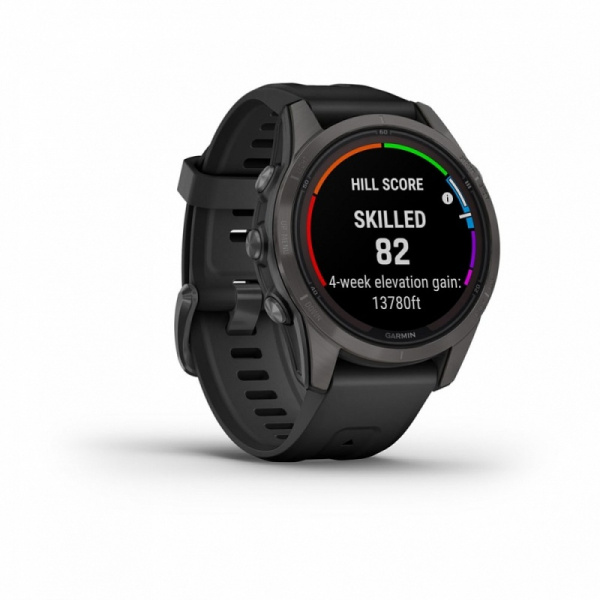 Часы Garmin FENIX 7S Pro Sapphire Solar Carbon Gray