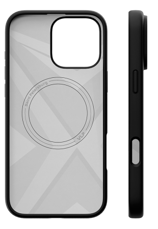 Чехол защитный "vlp" Aster Case с MagSafe для iPhone 16 Pro Max, черный