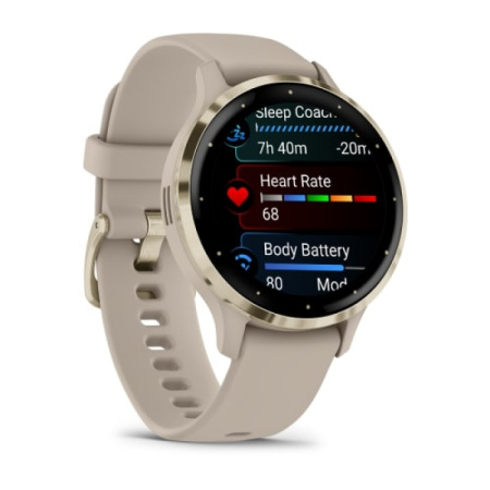Часы Garmin VENU 3s Soft Gold French/Gray