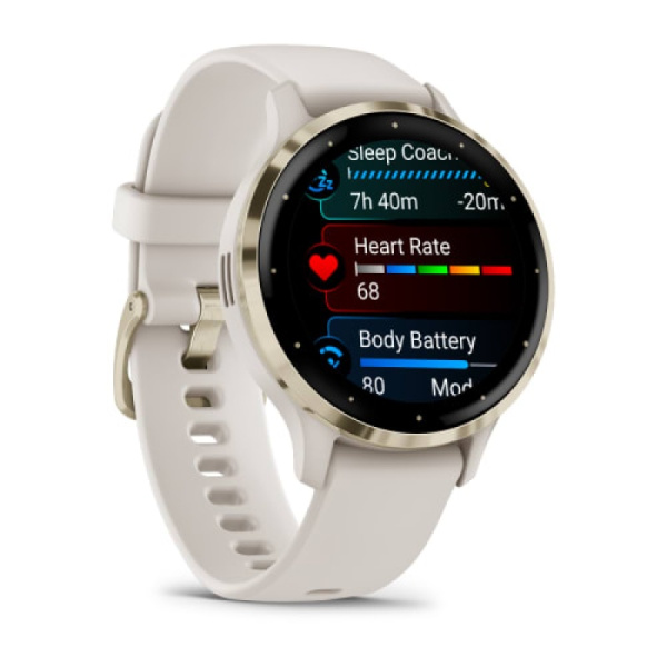 Часы Garmin VENU 3s Soft Gold IVORY