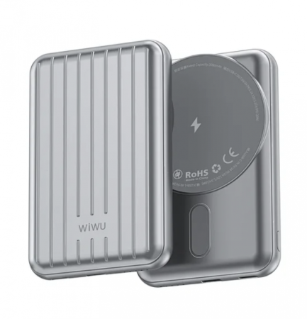 Доп. АКБ WIWU Trunk Series MagSafe 5000mAh Grey
