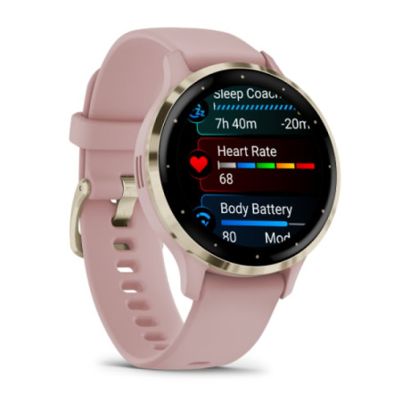 Часы Garmin VENU 3s Soft Gold Dust/Rose