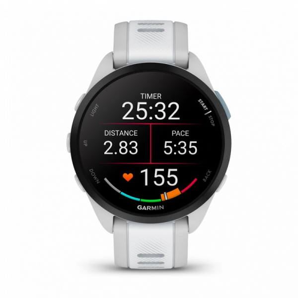 Часы Garmin ForeRunner 165 Music Mist Gray/Whitestone