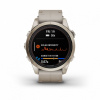 Часы Garmin FENIX 7S Pro Sapphire Solar Soft Gold Leather Band