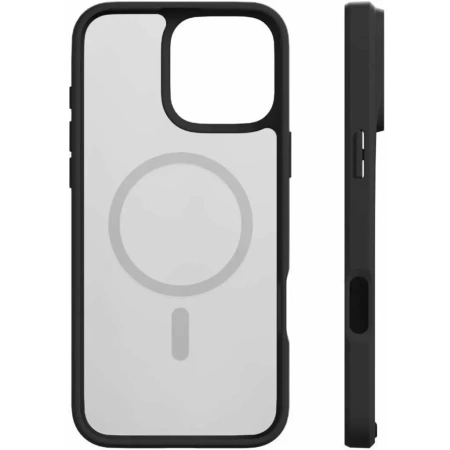Чехол защитный "VLP Lite" Haze Case с MagSafe для iPhone 16 Pro Max, черный